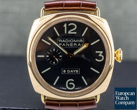 radiomir panerai gold price|Panerai radiomir 8 days.